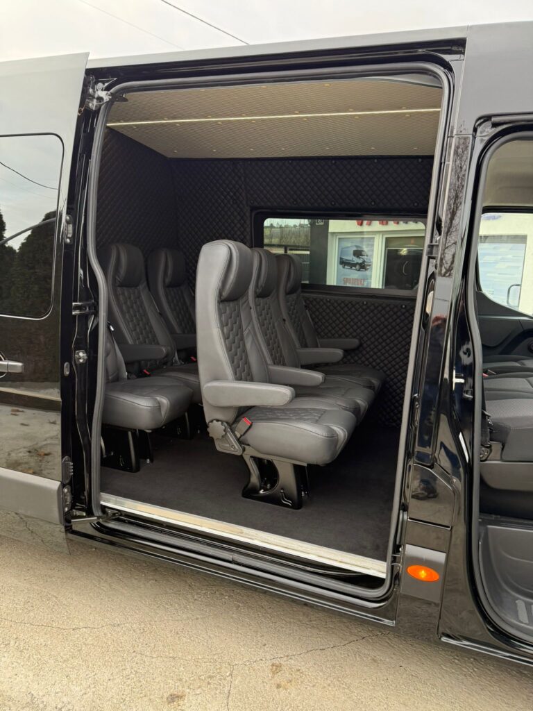 Iveco Daily – ładownia z perspektywy wejścia do ładunku