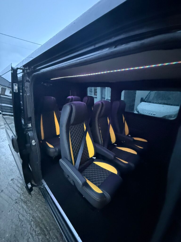 Zabudowa wnętrza Citroëna Jumpera – tapicerka i panele izolacyjne